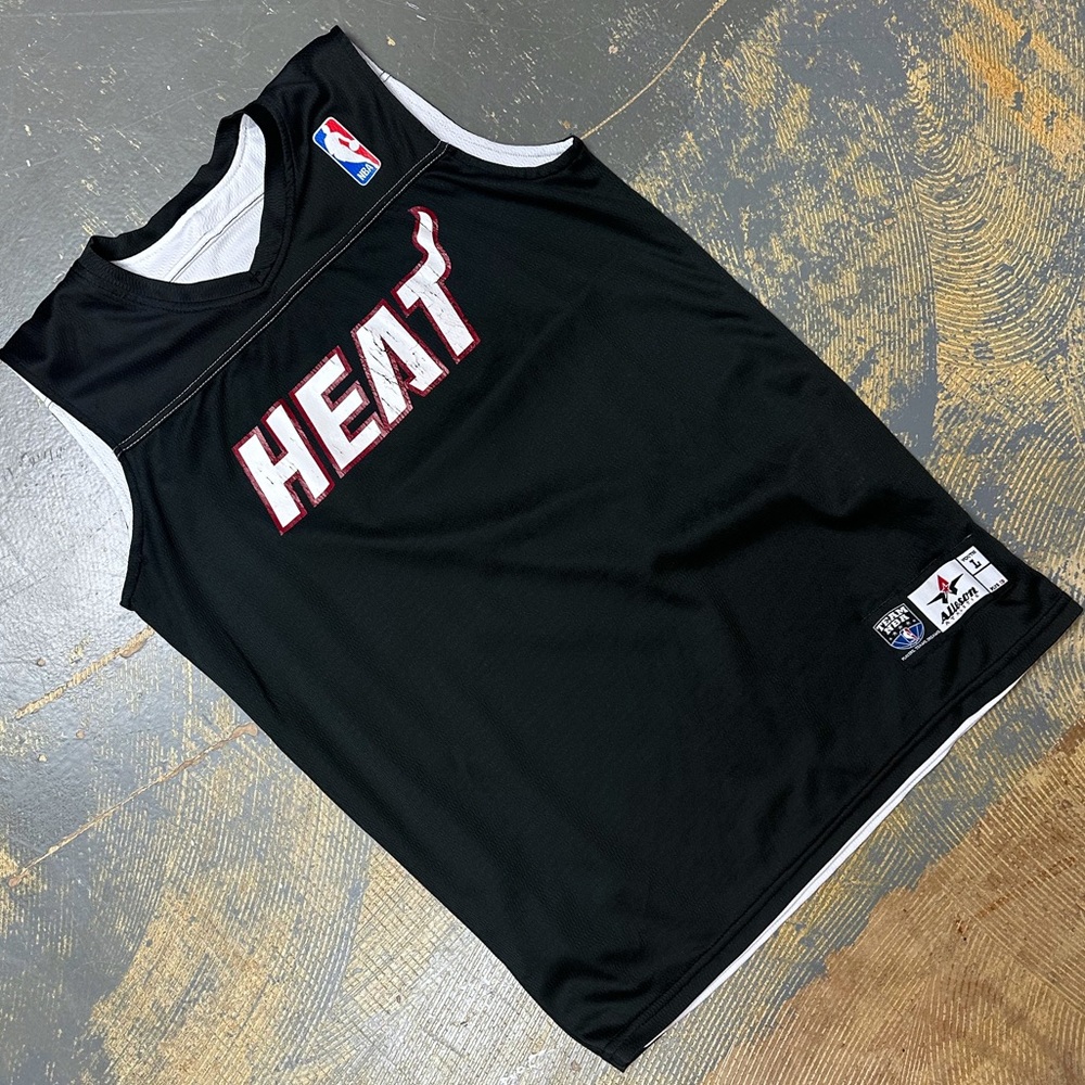 Miami Heat NBA Reversible Jersey Small Basketball Practice Alleson